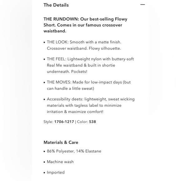 NWT Aerie Offline American Eagle Womens Crossover Flowy High Rise Short Skort XS - Picture 14 of 14